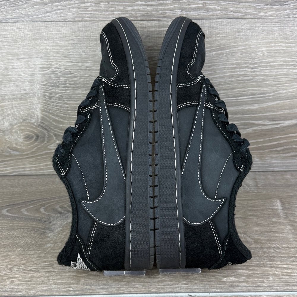 Nike Air Jordan 1 Retro Low OG SP x Travis Scott Men’s 9.5 Black Phantom Sneaker - Picture 10 of 16